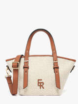 Cross Body Tas Camargue Leder Etrier Beige camargue ECAM168S
